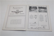 1934 Masters Augusta National Invitation Tournament Official Program