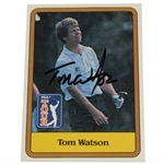 Tom Watson Signed 1981 Donruss PGA Tour Rookie Card JSA ALOA