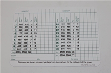 Tom Watson Signed Augusta National Golf Club Scorecard JSA ALOA