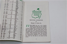 Tom Watson Signed 1981 Masters Tournament Spectator Guide JSA ALOA