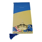 2002 Ryder Cup Welcome Dinner Gala Menu signed by Both Teams & Captains JSA ALOA