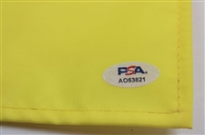 Jordan Spieth Signed 2015 Masters Tournament Embroidered Flag PSA #AO53821