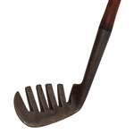 Vintage Unmarked Sand Rake/Water Iron with No Shaft Stamp