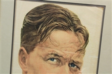 Bobby Jones Signed Vintage Magazine Print by Artist - Framed JSA ALOA