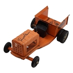 Arnold Palmer Signed Vintage Metal 'Golf Club Tractor' by Tonka Toys JSA ALOA