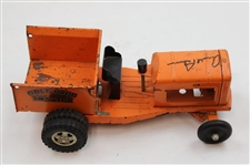 Arnold Palmer Signed Vintage Metal 'Golf Club Tractor' by Tonka Toys JSA ALOA