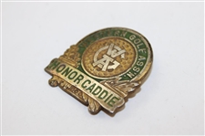 Vintage Undated Western Golf Association Honor Caddie Badge