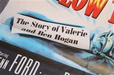 1950's Original Ben Hogan Follow The Sun Movie Poster - Large