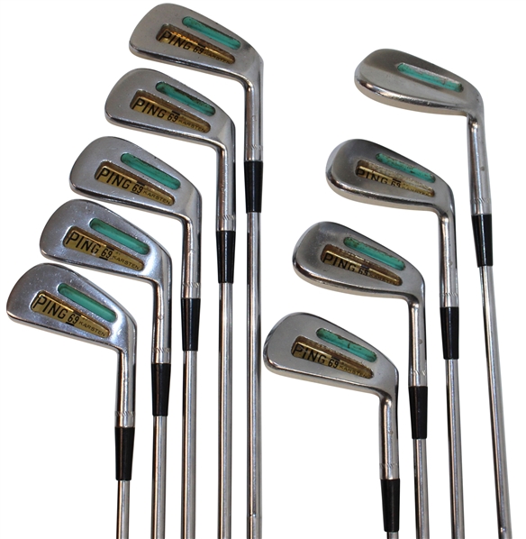Rare 1961 Karsten Solheim PING 69 Ballnamic Irons - 2 Iron-PW