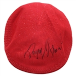 Payne Stewart Signed Personal Used Stetson NFL Shield Wilson Red Hat JSA ALOA