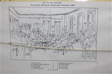 1907 'Surviving Amateur Champions at Hoylake 1906' Life Assoc. of Scotland Print by Michael Brown