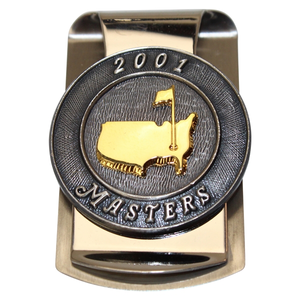 2001 Masters Tournament Money Clip - Tiger Woods Winner