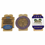 Three (3) Colonial National Invitational/Southwestern Bell Money Clips