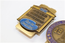 Three (3) Colonial National Invitational/Southwestern Bell Money Clips