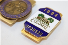 Three (3) Colonial National Invitational/Southwestern Bell Money Clips