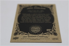 Jack Nicklaus Signed 2014 Goodwin Champions Card JSA ALOA