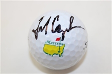 Fred Couples Signed Masters Logo Golf Ball & Augusta National GC Scorecard JSA ALOA