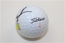 Fred Couples Signed Masters Logo Golf Ball & Augusta National GC Scorecard JSA ALOA