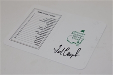 Fred Couples Signed Masters Logo Golf Ball & Augusta National GC Scorecard JSA ALOA