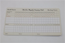 Wyndham Clark Signed Los Angeles Country Club Official Scorecard JSA ALOA
