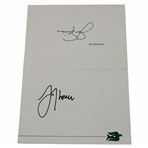 Justin Thomas Signed Valhalla CC Official Scorecard JSA ALOA