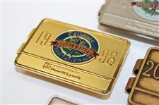 1997, 1998, 1999 & 2000 Callaway Pebble Beach Invitational Money Clips