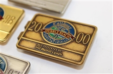 1997, 1998, 1999 & 2000 Callaway Pebble Beach Invitational Money Clips