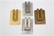 1997, 1998, 1999 & 2000 Callaway Pebble Beach Invitational Money Clips