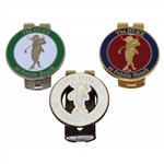 Three (3) Pebble Beach The Duke Tournament  Money Clips
