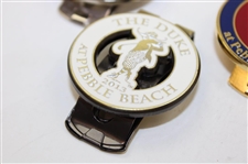 Three (3) Pebble Beach 'The Duke' Tournament  Money Clips