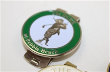 Three (3) Pebble Beach 'The Duke' Tournament  Money Clips