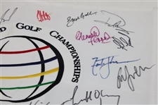 Field Signed 2005 NEC Invitational at Firestone Flag JSA ALOA