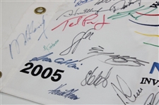 Field Signed 2005 NEC Invitational at Firestone Flag JSA ALOA