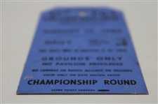 1965 PGA Championship at Laurel Valley Golf Club Daily Grounds Ticket #H05088