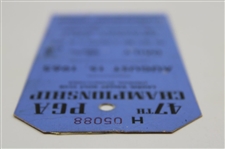 1965 PGA Championship at Laurel Valley Golf Club Daily Grounds Ticket #H05088