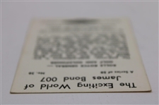 The Exciting World of James Bond 007 Somportex Golf Card No. 20 