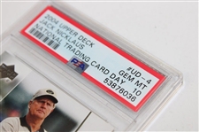 2004 Upper Deck Jack Nicklaus National Trading Card Day Upper Deck Card PSA Gem Mt 10