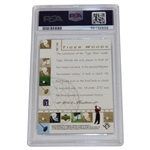 2003 Upper Deck Golf Tiger Woods Major Champions Card PSA Mint 9