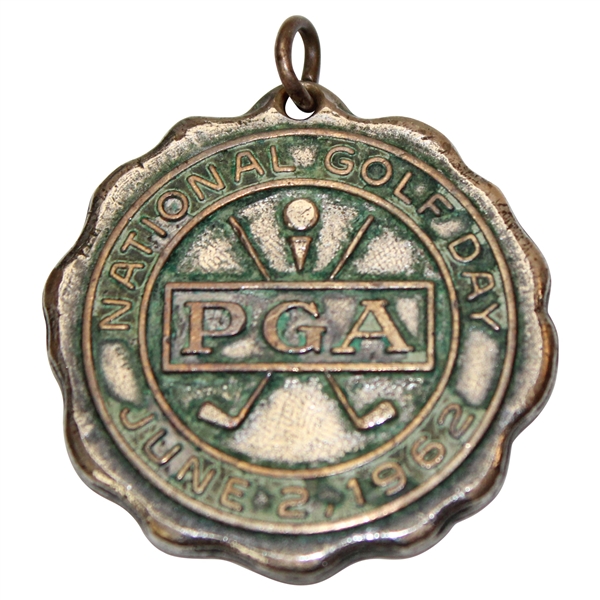 1962 PGA National Golf Day Barber vs Littler "Round Of The Champion" Medallion