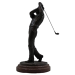 Michael Garman 1987 Post Swing Golfer Statue