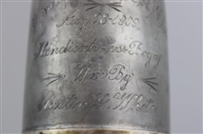 1909 Plymouth County Golf Club Tournament Tankard Trophy Won By Austin White