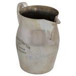 1957 Lake Mohawk Golf Club Championship Silver Trophy Pitcher Winner Muriel Denney