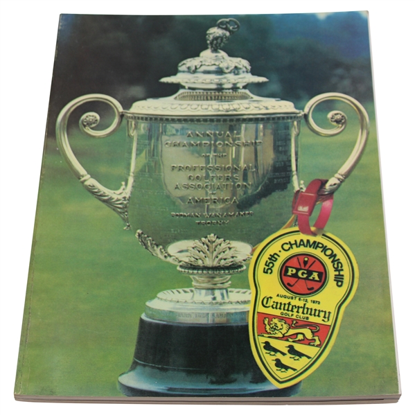 1973 PGA Championship at Canterbury GC Official Program - Jack Nicklaus Winner