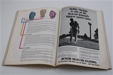 1975 PGA Championship Firestone Country Club Program, Ticket & Pairing - Jack Nicklaus Winner