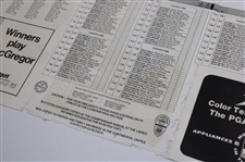 1975 PGA Championship Firestone Country Club Program, Ticket & Pairing - Jack Nicklaus Winner