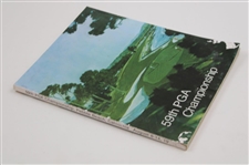 1977 PGA Championship at Pebble Beach Program - Lanny Wadkins Winner