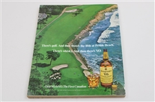 1977 PGA Championship at Pebble Beach Program - Lanny Wadkins Winner