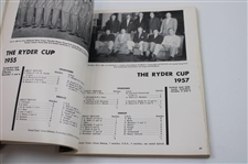 1963 Ryder Cup Golf Matches at East Lake Country Club Official Program & Media Guide