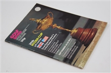 1973 Ryder Cup at Muirfield Golf Club Official Program - USA 19-13