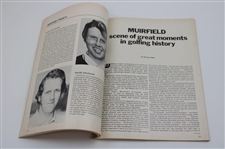 1973 Ryder Cup at Muirfield Golf Club Official Program - USA 19-13